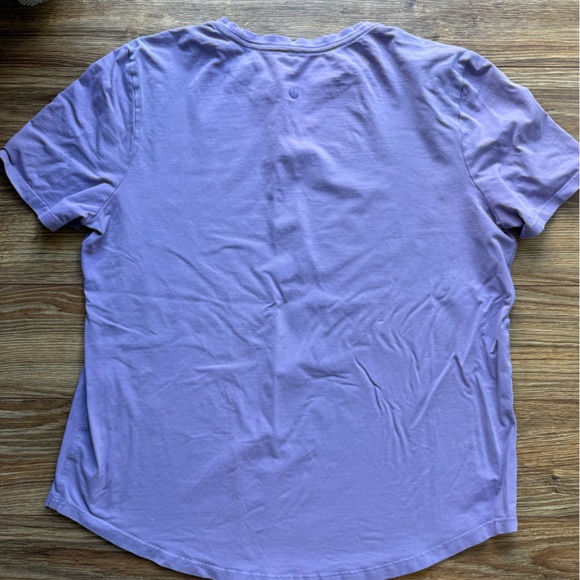 Lululemon Love Crewneck Short Sleeve Tee- Dark Lavender - Picture 3 of 4